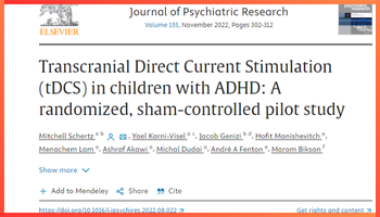 تحریک جریان مستقیم ترانس کرانیال (tDCS) در کودکان مبتلا به ADHD: یک مطالعه آزمایشی تصادفی، شم-کنترل شده